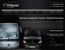 Tablet Screenshot of phtransport.pl